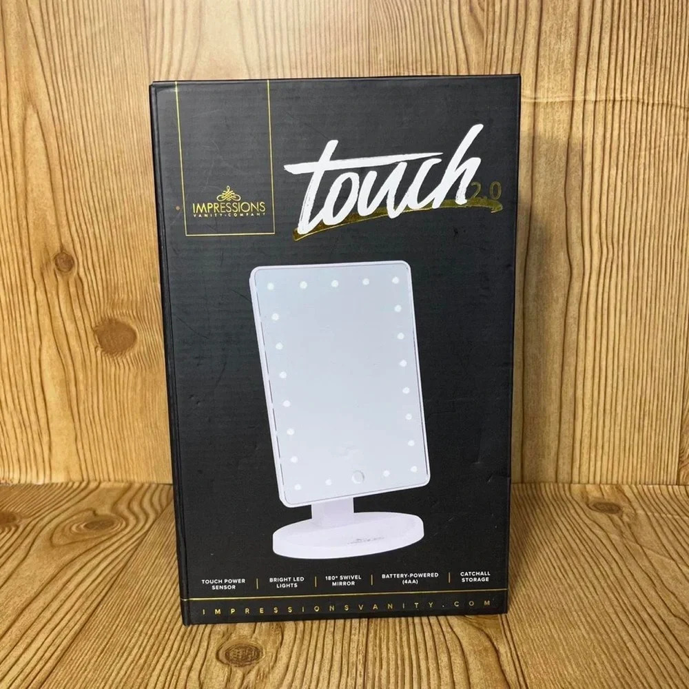 Impressions TOUCH 2.0 DIMMABLE LED MAKEUP MIRROR IN MATTE